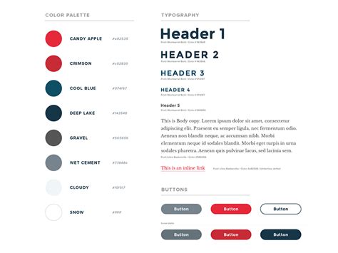 Website Style Guide Template