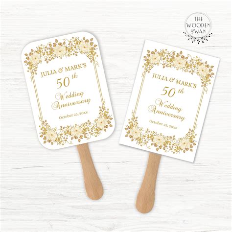 Wedding Hand Fan Template