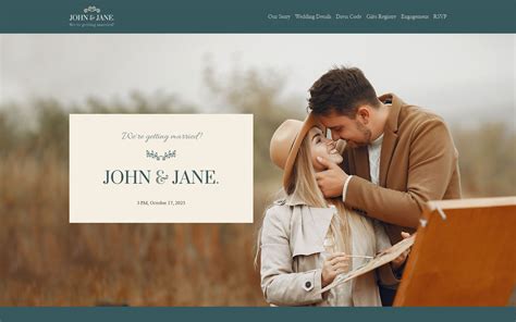 Wedding Invitation Site Template