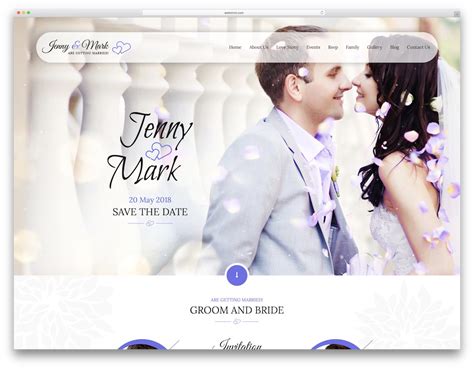 Wedding Invitation Website Templates