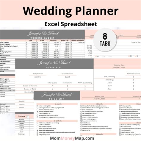 Wedding Planner Excel Template