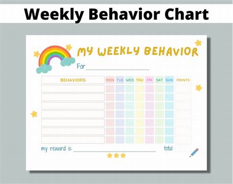 Weekly Behaviour Chart