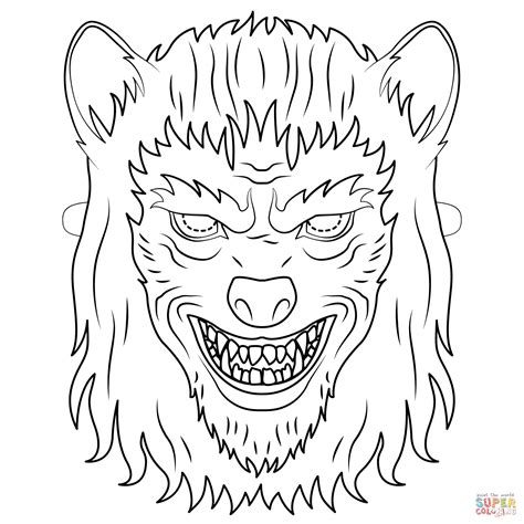 Werewolf Mask Printable