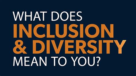 What Does Diversity Mean to You Answer