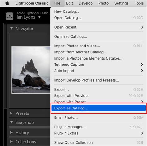 What Does Export As Catalog Mean In Lightroom