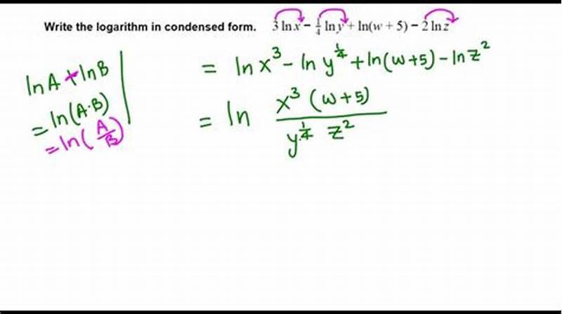 What Is Condensed Form In Math