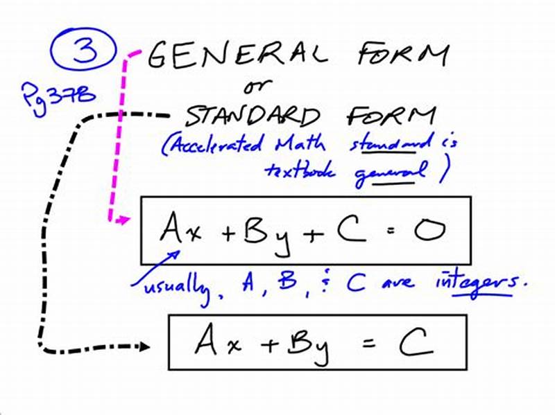 What Is General Form In Math