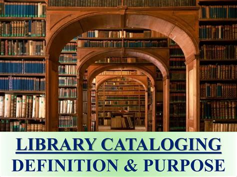 What Is Library Cataloging