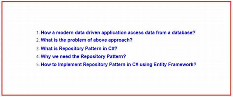 What Is Repository Design Pattern In C