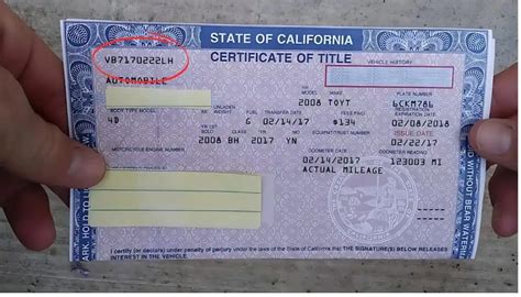 What Is The Car Title Number