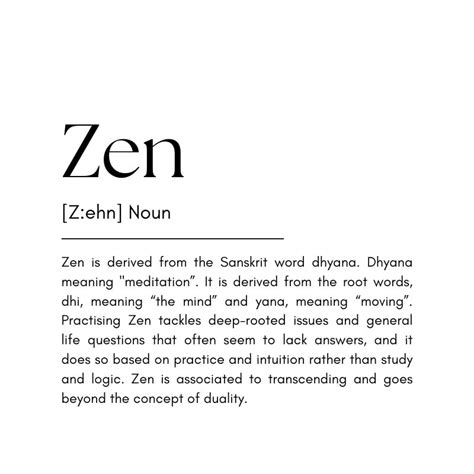 What Zen means