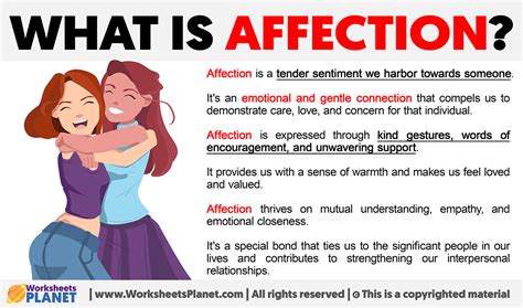 What affectation means