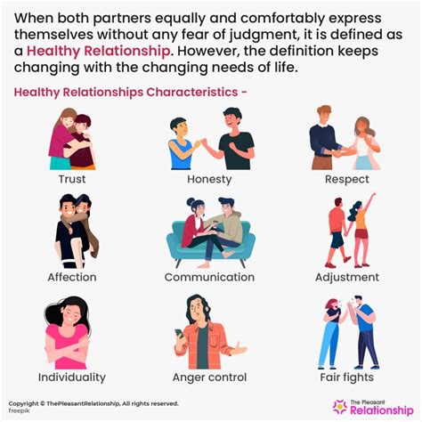 What are 5 examples of a healthy relationship