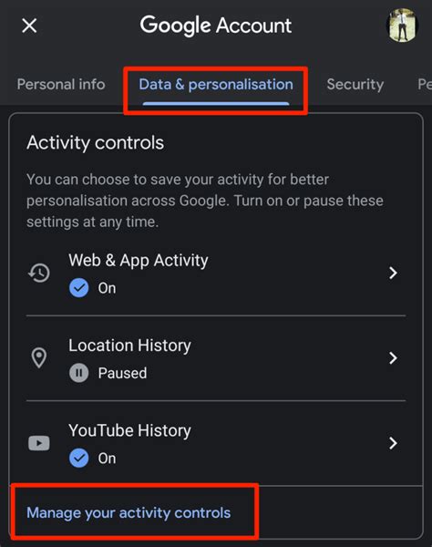 What are activity controls