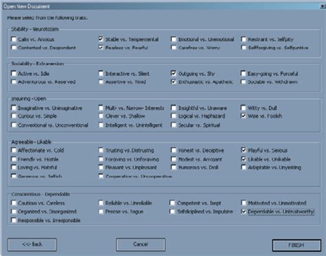 What are additional traits