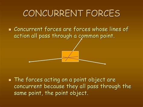 What are concurrent forces