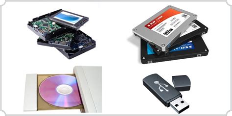 What are different types of memory devices