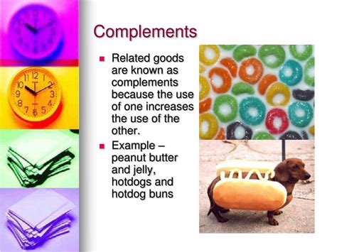 What are examples of complements in economics