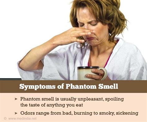 What are phantom smells a symptom of