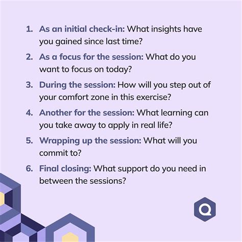 What are process questions in therapy