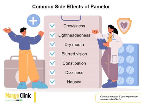 What are side effects of Pamelor