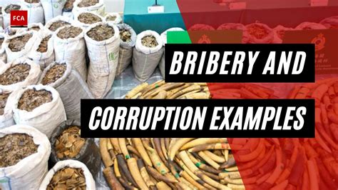 What are some examples of bribery