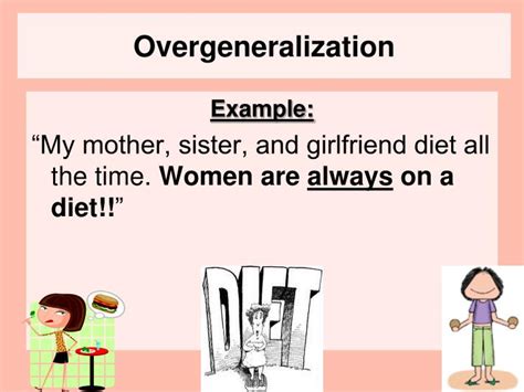What are some examples of overgeneralization