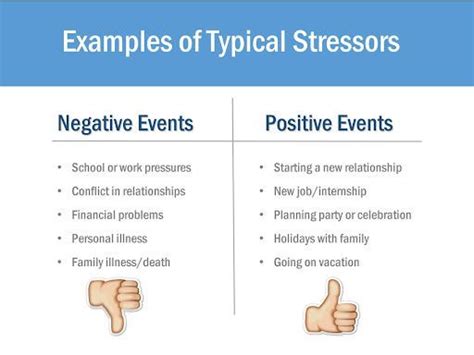What are some examples of positive stressors
