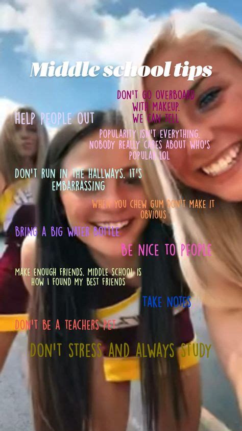 What are some tips for middle school