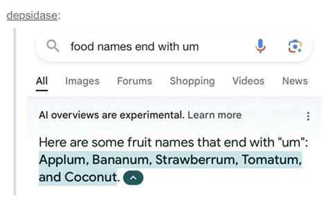 What are some words that end with UM