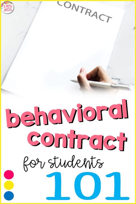What are the behavioral principles behind behavior contracts