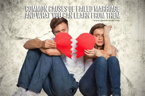 What are the causes of failed marriages