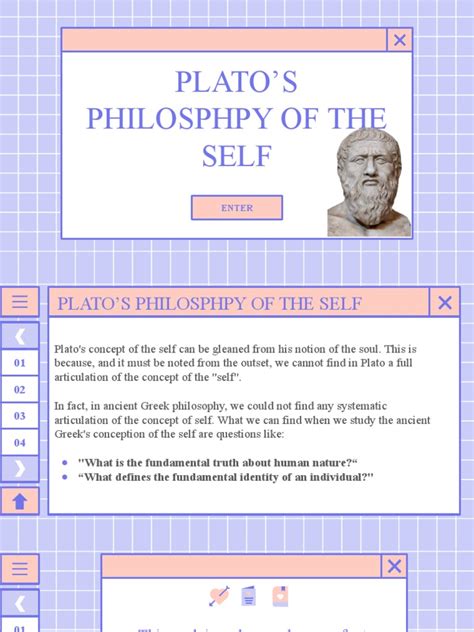 What are the contributions of Plato in understanding the self