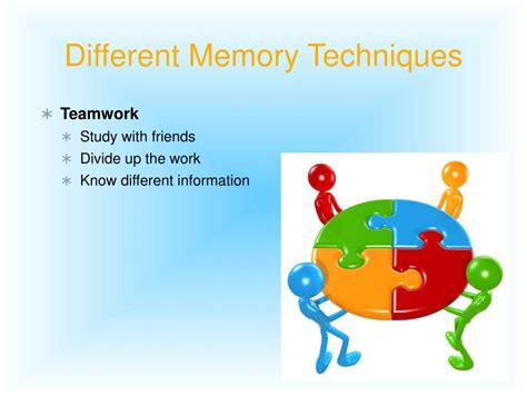 What are the different memory techniques