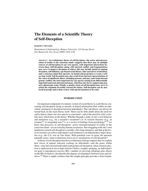 What are the elements of deception