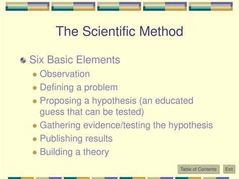 What are the elements of observation