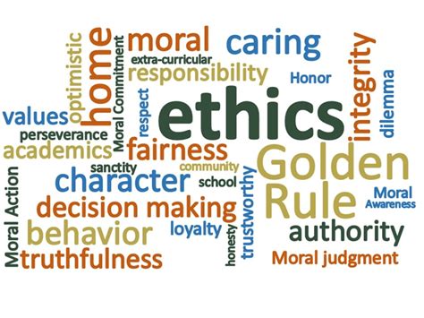 What are the ethical words