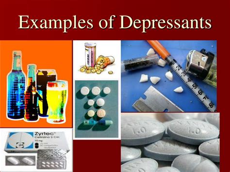 What are the examples of depressants