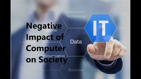 What are the negative impact of computer on society