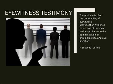 What are the problems with eyewitness testimony