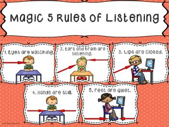 What are the rules of listening