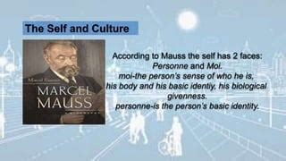 What are the two faces of self according to Mauss