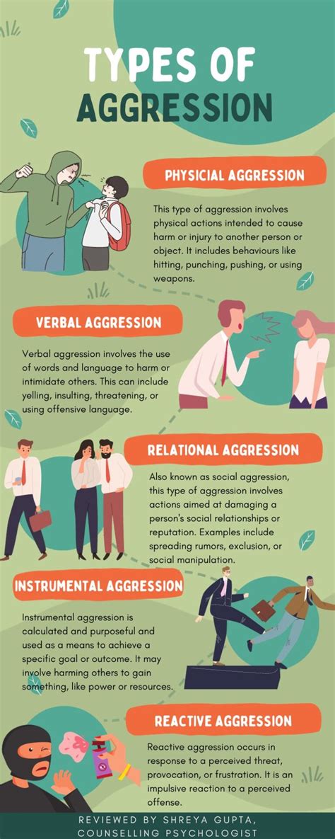 What are the types of aggression