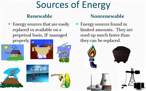 What are two sources of energy