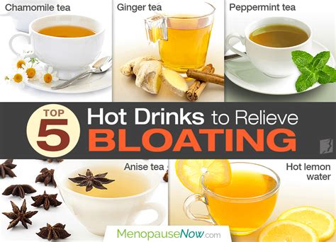 What can I drink to reduce bloating