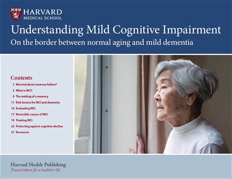 What can I expect with a mild cognitive impairment