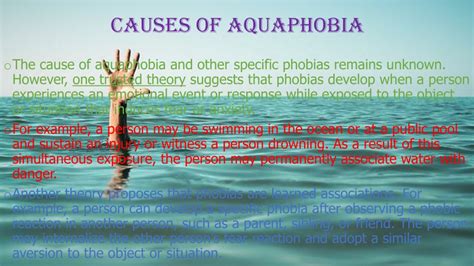 What causes Aquaphobia