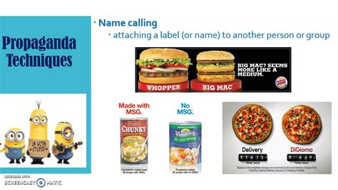 What constitutes name calling