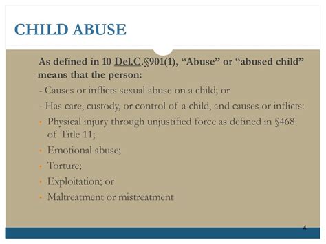 What defines abuse