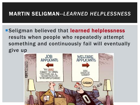 What did Martin Seligman study